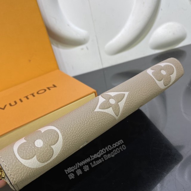 LV專櫃新款錢包 路易威登Zippy零錢包 Monogram圖案壓紋 M80481 LV拉鏈短錢包  ydh4393